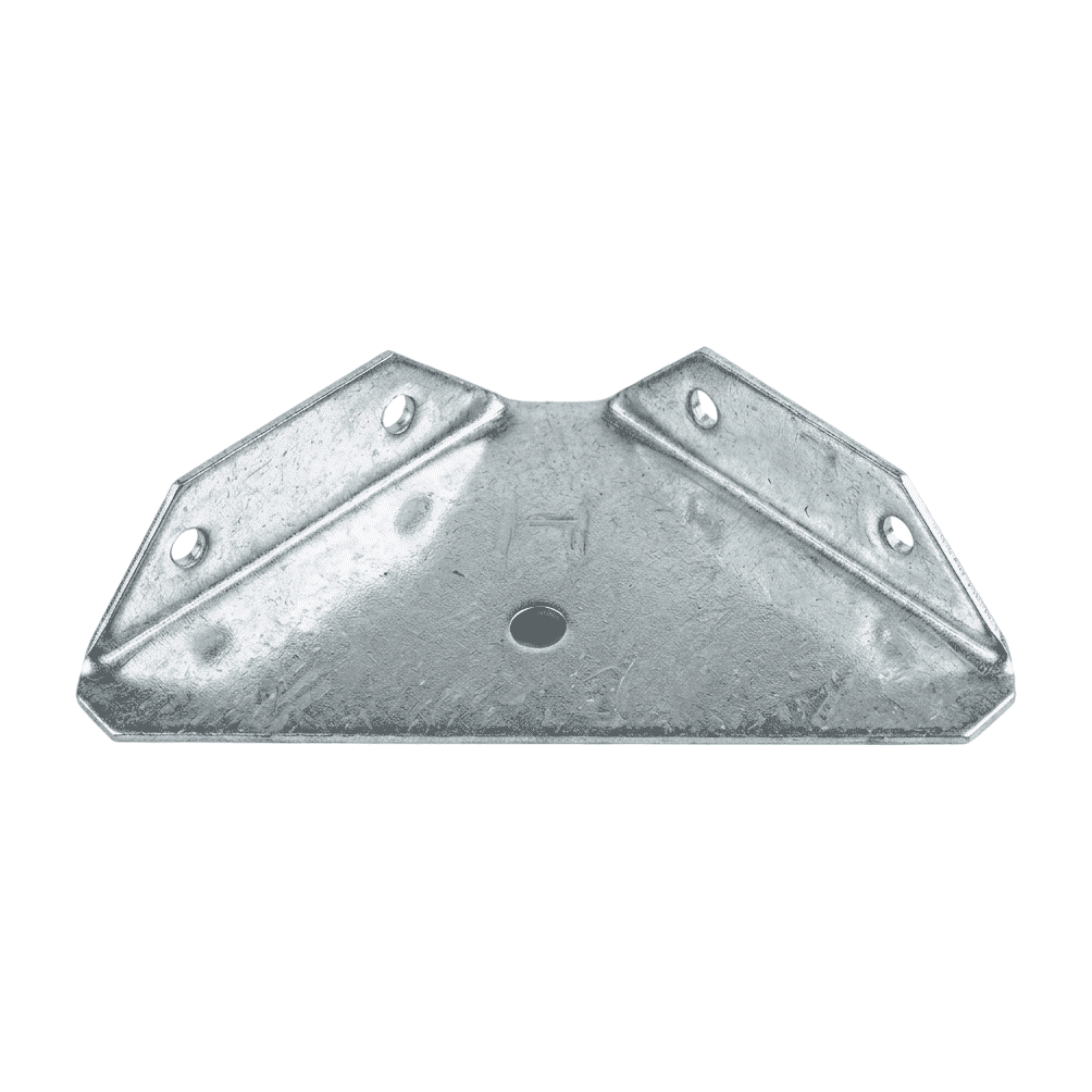 Chapa soporte mueble ala galvanizada
